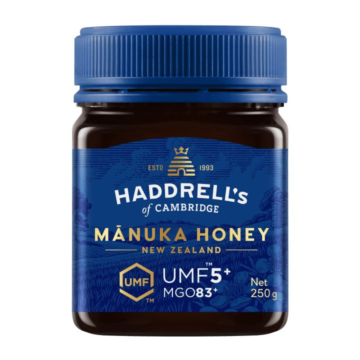 Miód Manuka MGO 83+ UMF 5+ 250 g - Haddrell's of Cambridge - Ekochatka