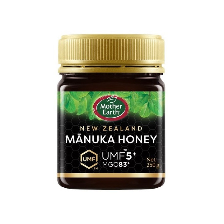 Miód Manuka MGO 83+ UMF 5+ 250 g - Mother Earth - Ekochatka