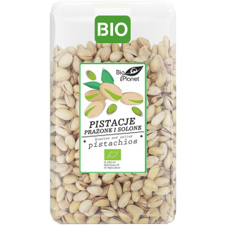 Pistacje Prażone i Solone BIO 700 g - Bio Planet - Ekochatka