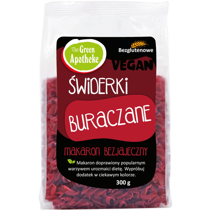 Makaron Kukurydziany z Burakiem Świderki Bezglutenowy 300 g - Apotheke