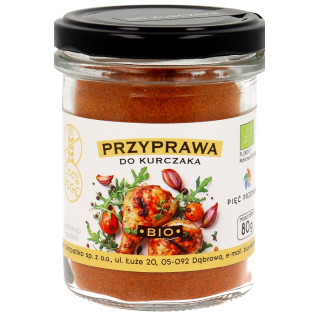 Przyprawa do Kurczaka Bezglutenowa BIO 80 g - Pięć Przemian - Ekochatk