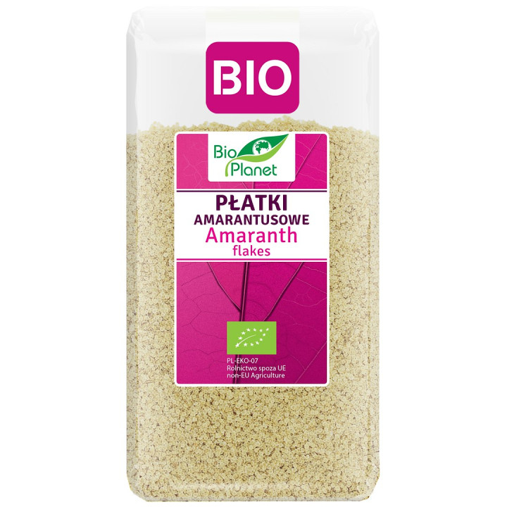 Platki Amarantusowe BIO 600 g - Bio Planet - Ekochatka
