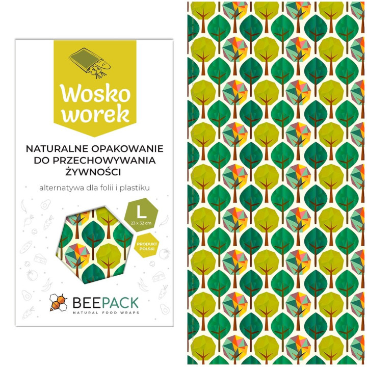Woskoworek Wielorazowy Rozmiar L - Beepack - Ekochatka