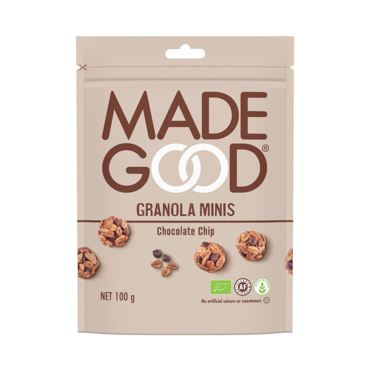 Granola Minis z Czekoladą Bezglutenowe BIO 100 g - Madegood - Ekochatk
