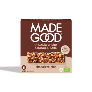 Batoniki Granola Crunchy z Czekoladą Bezglutenowe BIO 144 g - Madegood