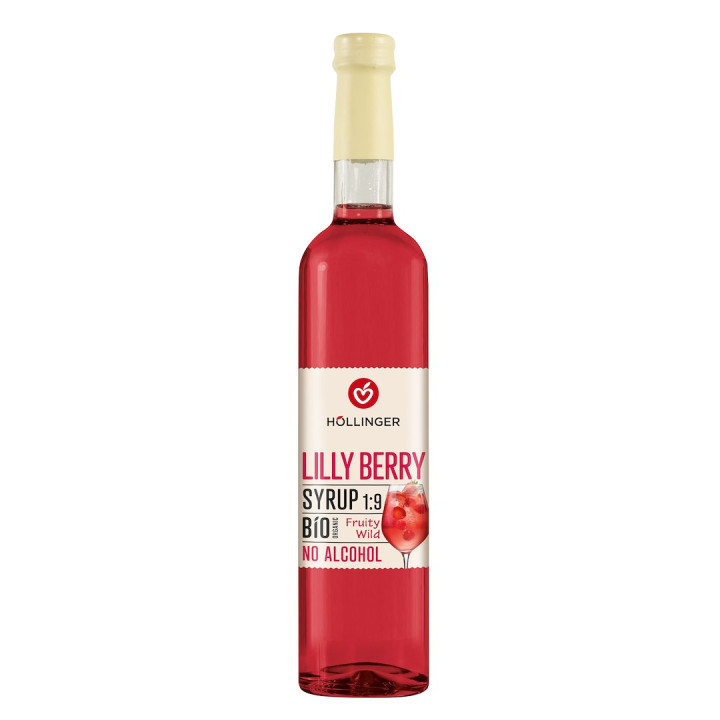 Syrop do Drinków i Koktajli Lilly Berry BIO 500 ml - Hollinger - Ekoch