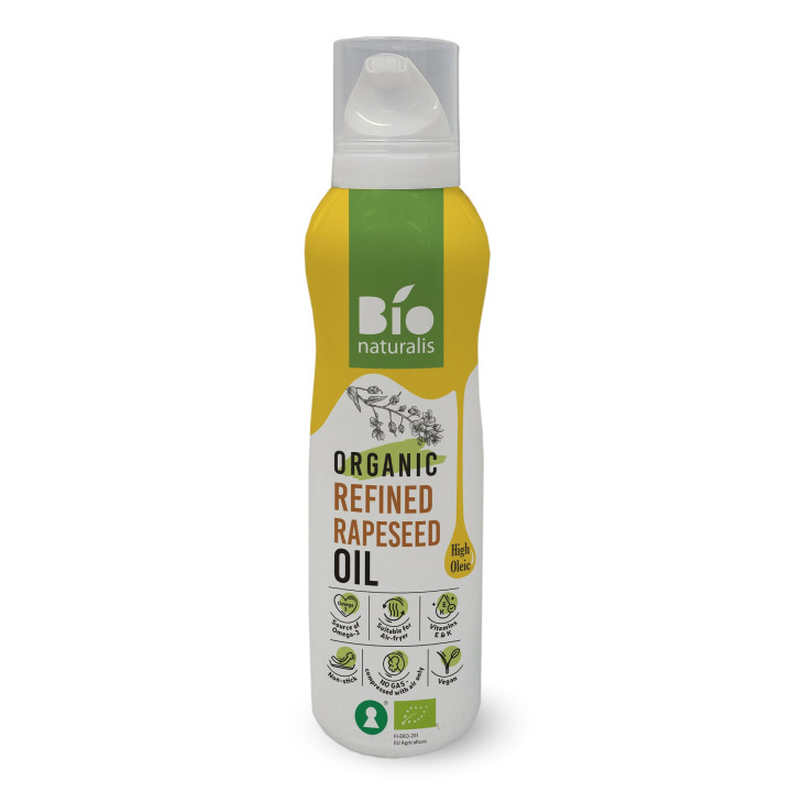 Olej Rzepakowy w Sprayu Tłoczony na Zimno Omega-3 BIO 200 ml - Ekko - 