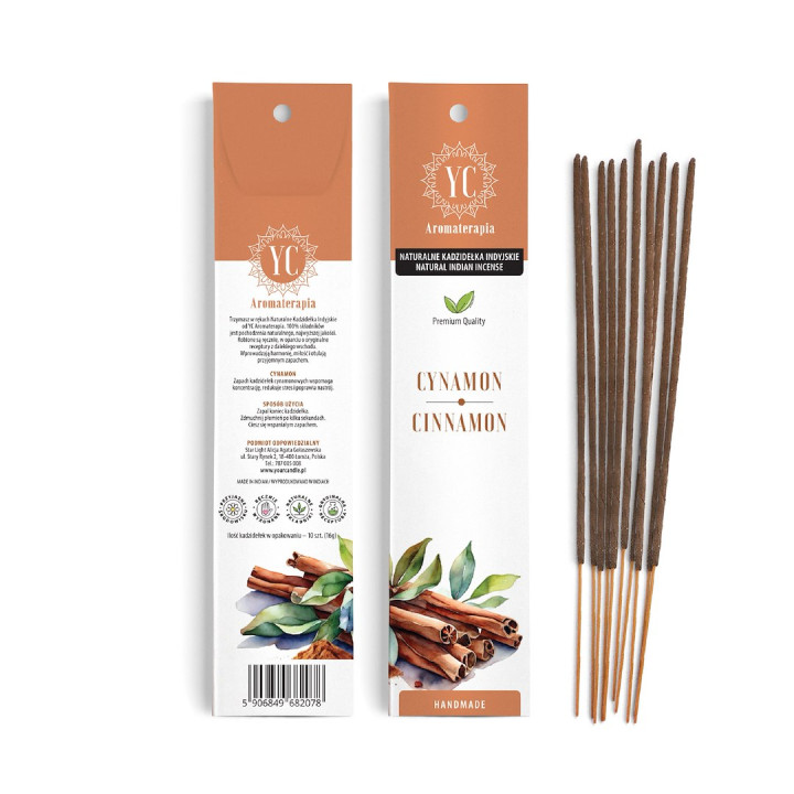Kadzidełka Indyjskie Cynamon 10 szt. 16 g - Your Candle - Ekochatka