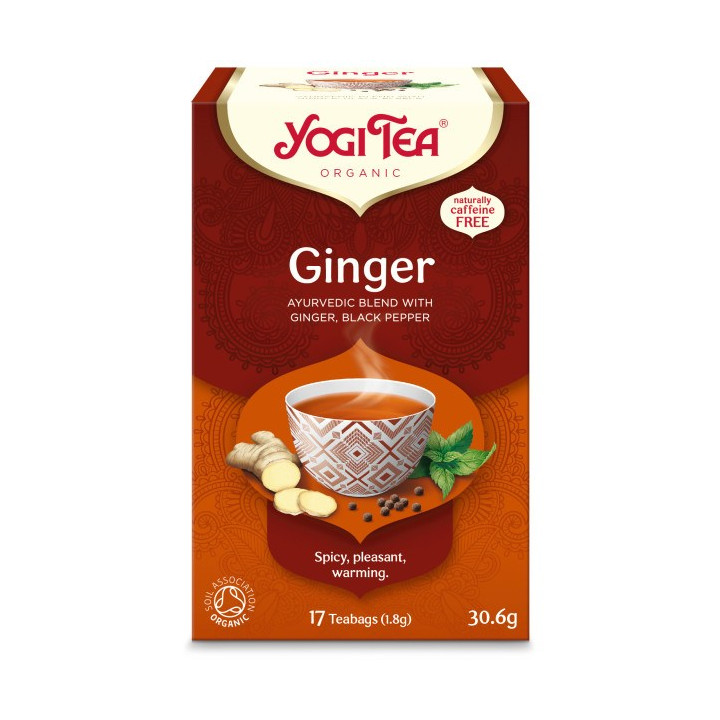 Herbatka Imbirowa BIO 30,6 g - Yogi Tea - Ekochatka