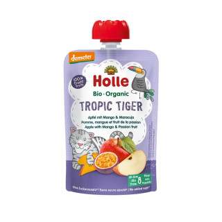Mus Owocowy Jabłko Mango Marakuja Demeter BIO 100 g - Holle - Ekochatk