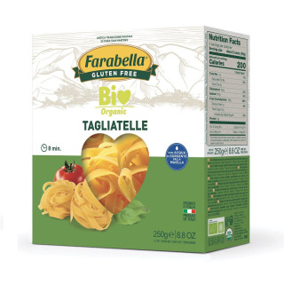 Makaron Tagliatelle Kukurydziano-Ryżowy Bezglutenowy BIO 250 g - Farab