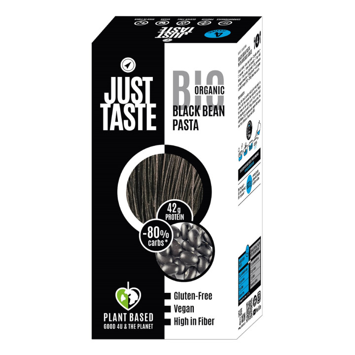Makaron Proteinowy Spaghetti z Fasoli Czarnej Bezglutenowy BIO 250 g -