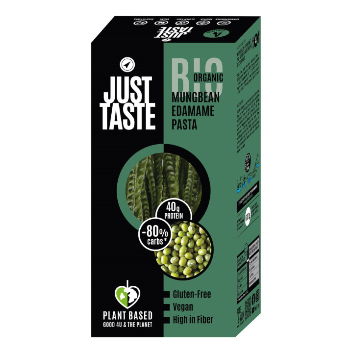 Makaron Proteinowy Spaghetti z Soi Edamame i Fasoli Mung Bezglutenowy 
