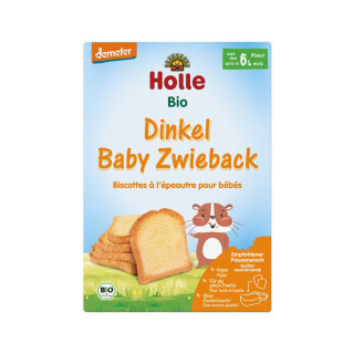 Sucharki Orkiszowe dla Niemowląt BIO 200 g - Holle - Ekochatka