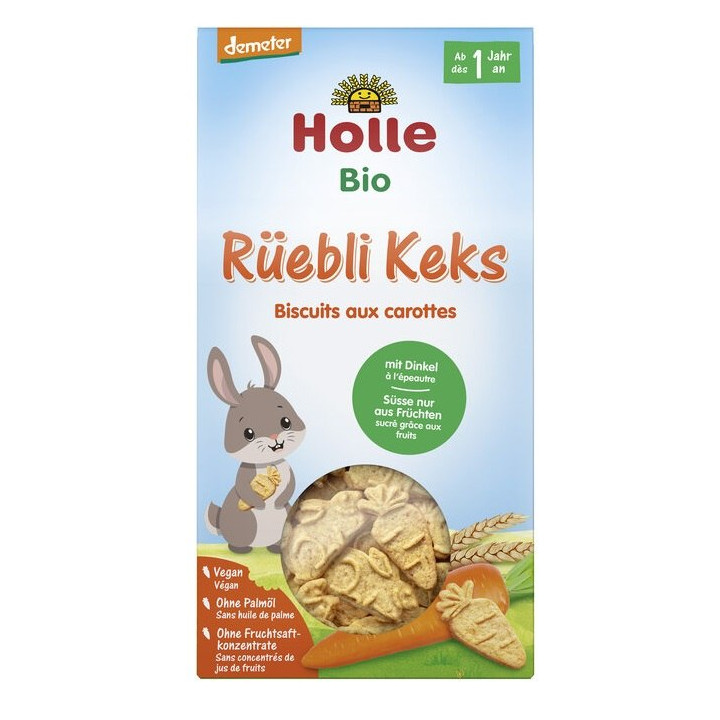 Ciasteczka Orkiszowo-Marchewkowe dla Dzieci od 1 Roku Demeter BIO 125 