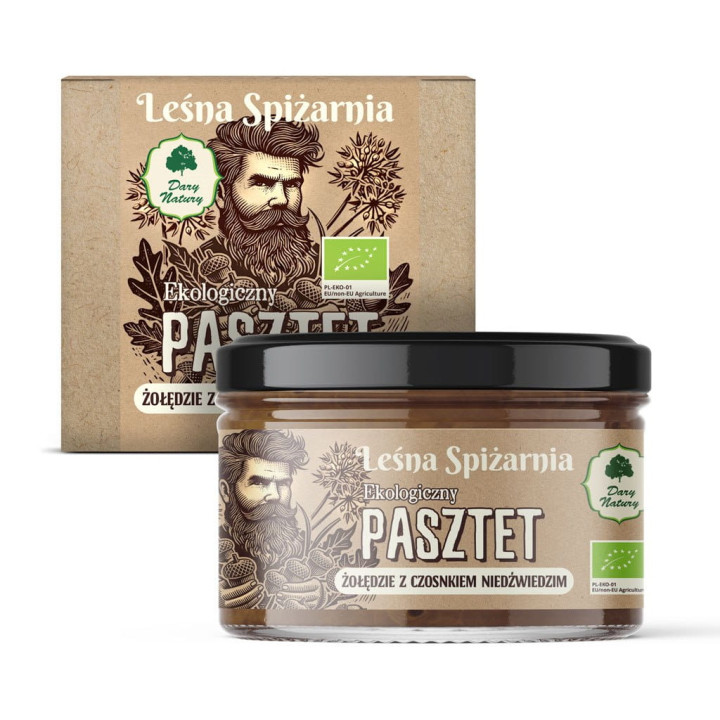 Pasztet z Zoledzi z Czosnkiem Niedzwiedzim BIO 200 g - Dary Natury - E