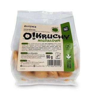 Ciastka Migdałowe Bezglutenowe O!kruchy 90 g - Glutenex - Ekochatka
