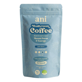 Kawa Mielona Arabica z Reishi i Lion's Mane BIO 350 g - Ani - Ekochatk