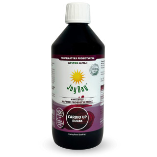 Napój Probiotyczny Burak Cardio Up Koncentrat Bezglutenowy BIO 500 ml 