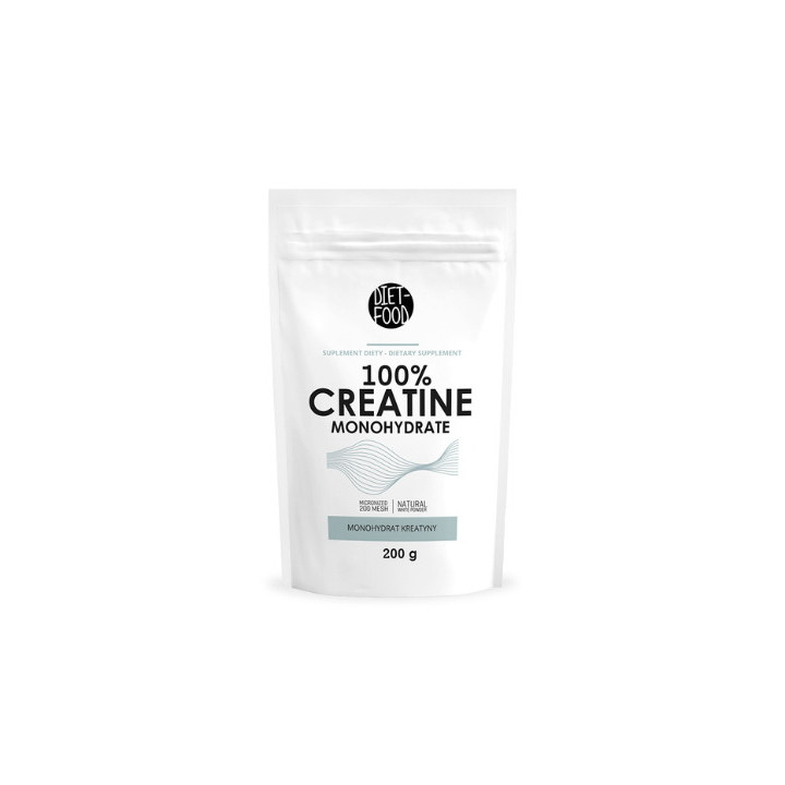 Kreatyna Monohydrat w Proszku 200 g - Diet-Food - Ekochatka