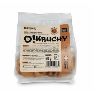 Ciastka z Czekoladą Bezglutenowe 90 g - Glutenex - Ekochatka