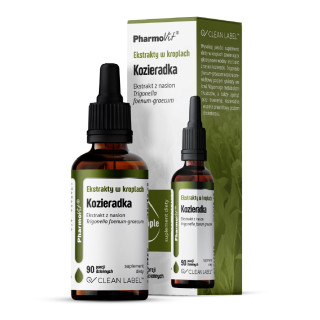 Kozieradka w Kroplach Bezglutenowe 30 ml - Pharmovit - Ekochatka