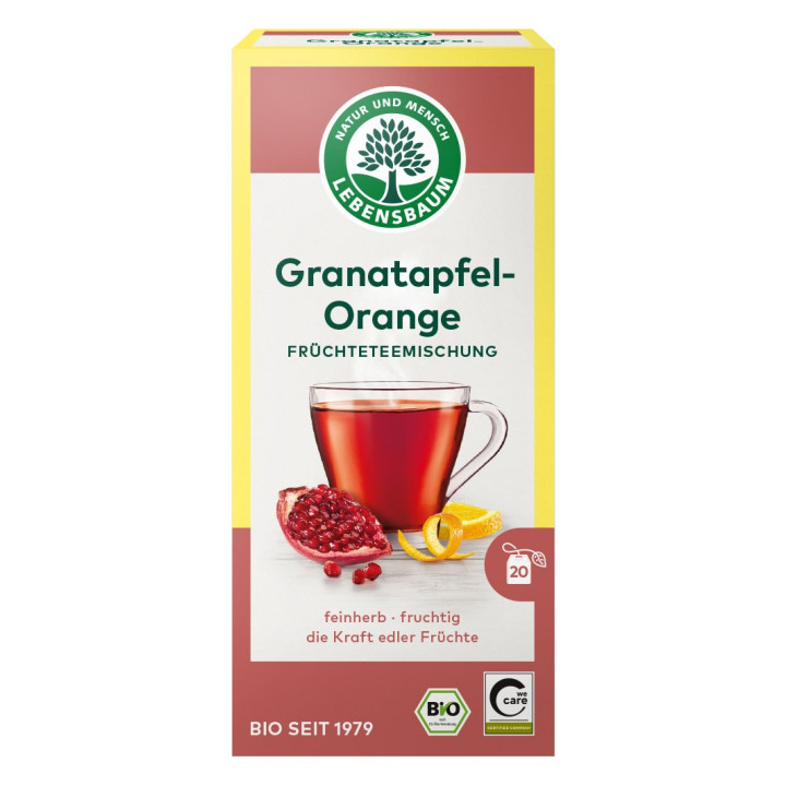 Herbatka Owocowa Granat i Pomarańcza BIO 40 g - Lebensbaum - Ekochatka