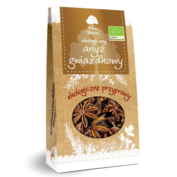 Anyz Gwiazdkowy BIO 30 g - Dary Natury - Ekochatka