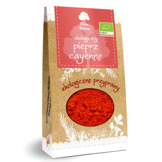 Pieprz Cayenne Mielony BIO 60 g - Dary Natury - Ekochatka