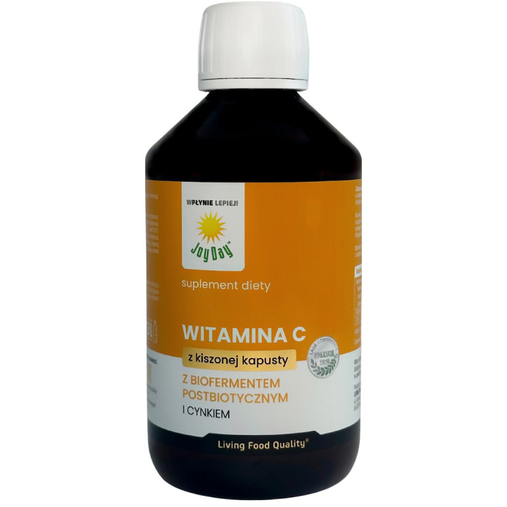 Witamina C z Biofermentem Postbiotycznym i Cynkiem w Płynie Bezgluteno