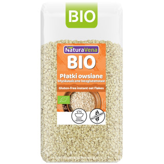 Płatki Owsiane Błyskawiczne Bezglutenowe BIO 300 g - Naturavena - Ekoc