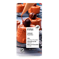 Czekolada Kuwertura Mleczna do Gotowania BIO 150 g - Vivani