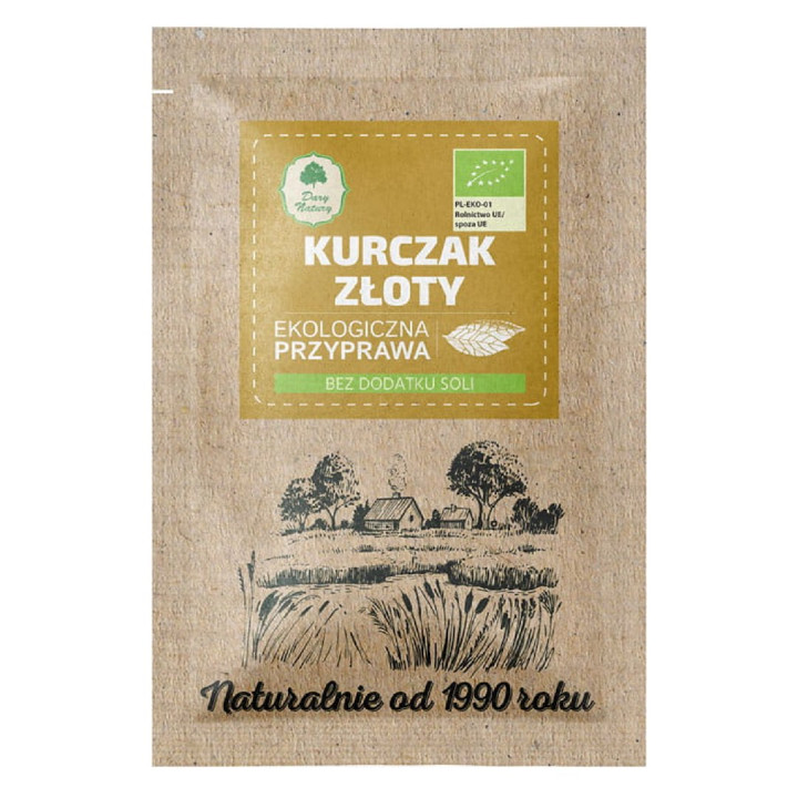 Przyprawa Złoty Kurczak BIO 20 g - Dary Natury - Ekochatka