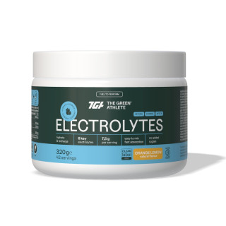 Elektrolity Pomarańcza i Cytryna Bezglutenowe 320 g - The Green Athlet