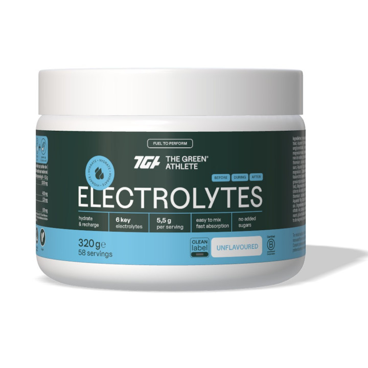 Elektrolity Bezsmakowe Bezglutenowe 320 g - The Green Athlete - Ekocha
