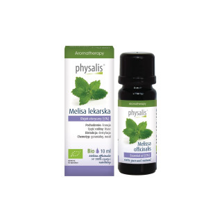 Olejek Eteryczny Melisa Lekarska BIO 10 ml - Physalis - Ekochatka
