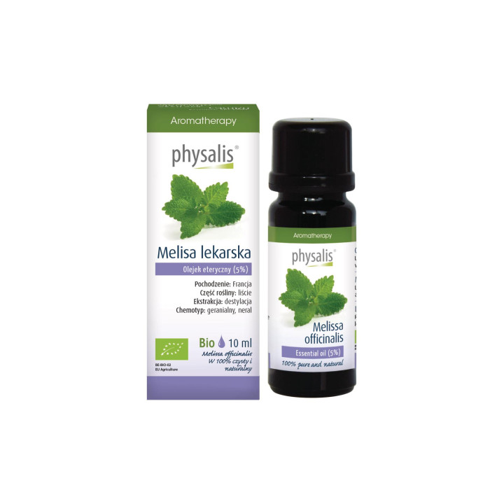 Olejek Eteryczny Melisa Lekarska BIO 10 ml - Physalis - Ekochatka