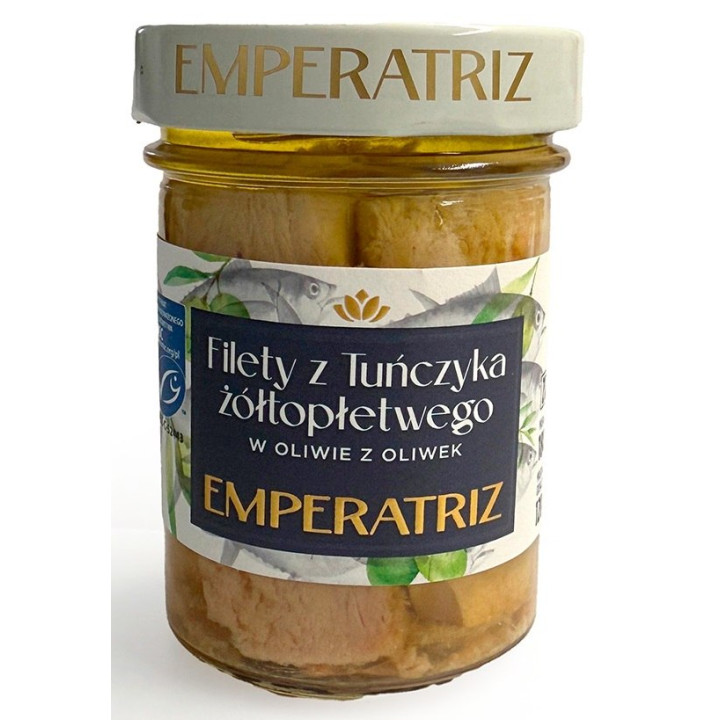 Tunczyk Zoltopletwy Filety w Oliwie z Oliwek MSC 180 g - Emperatriz - 