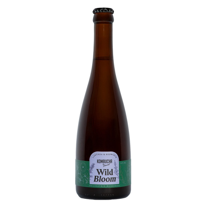 Kombucha Lawenda i Rozmaryn Wild Bloom BIO 375 ml - Kombucha By Lauren