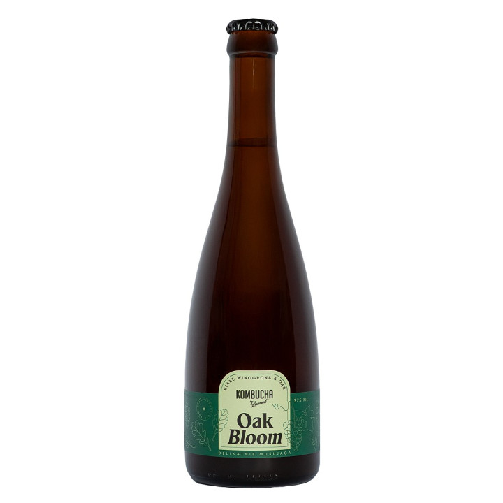 Kombucha Białe Winogrona na Dębie Oak Bloom BIO 375 ml - Kombucha By L