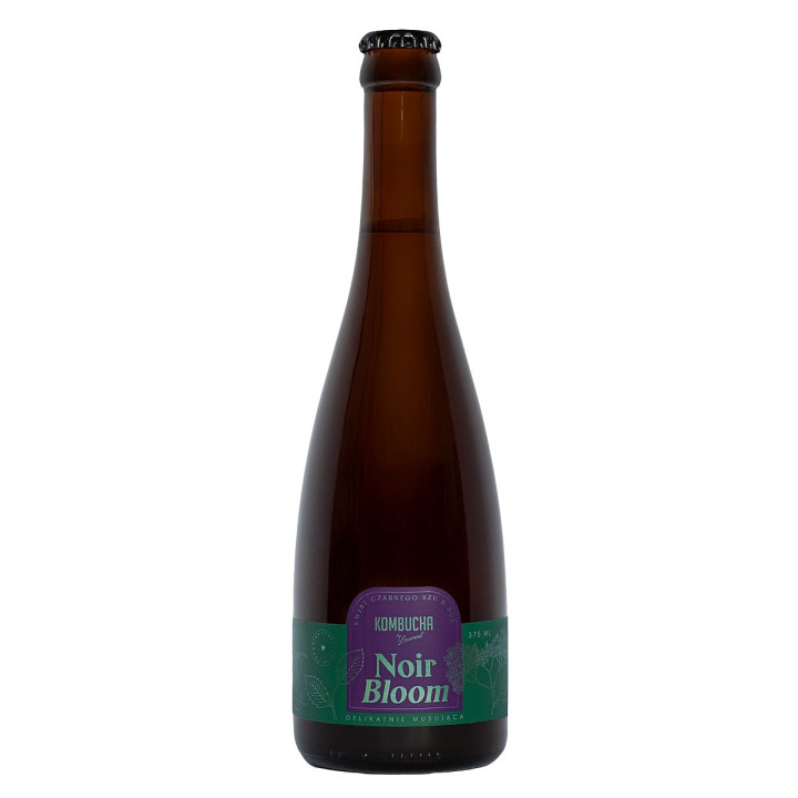 Kombucha Kwiat Czarnego Bzu na Buku Noir Bloom BIO 375 ml - Kombucha B