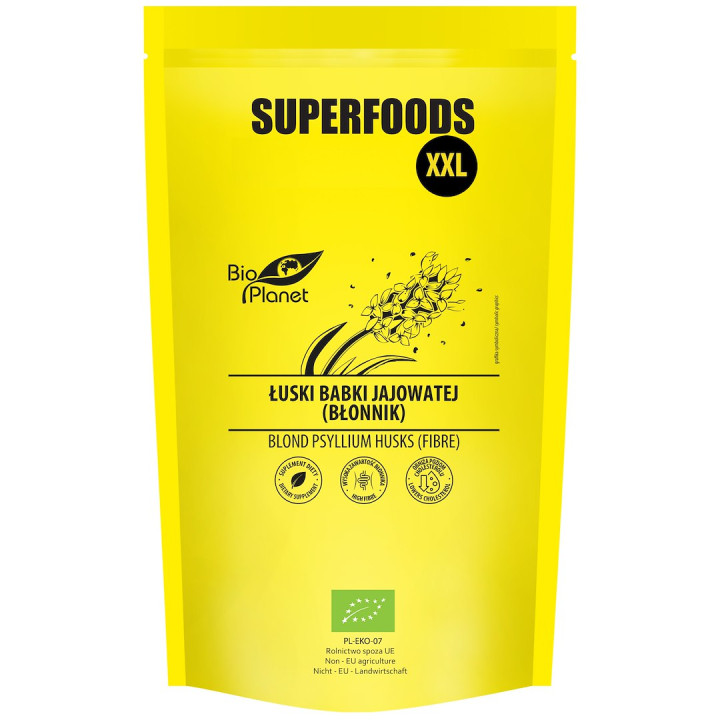 Łuski Babki Jajowatej BIO 400 g - Bio Planet - Ekochatka
