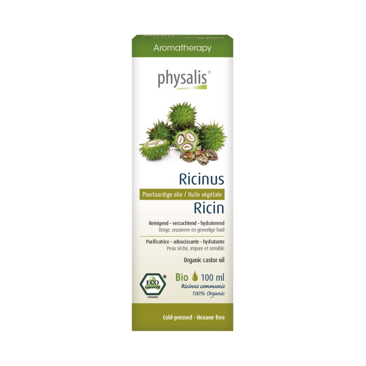 Olejek Rycynowy Kosmetyczny ECO 100 ml - Physalis - Ekochatka