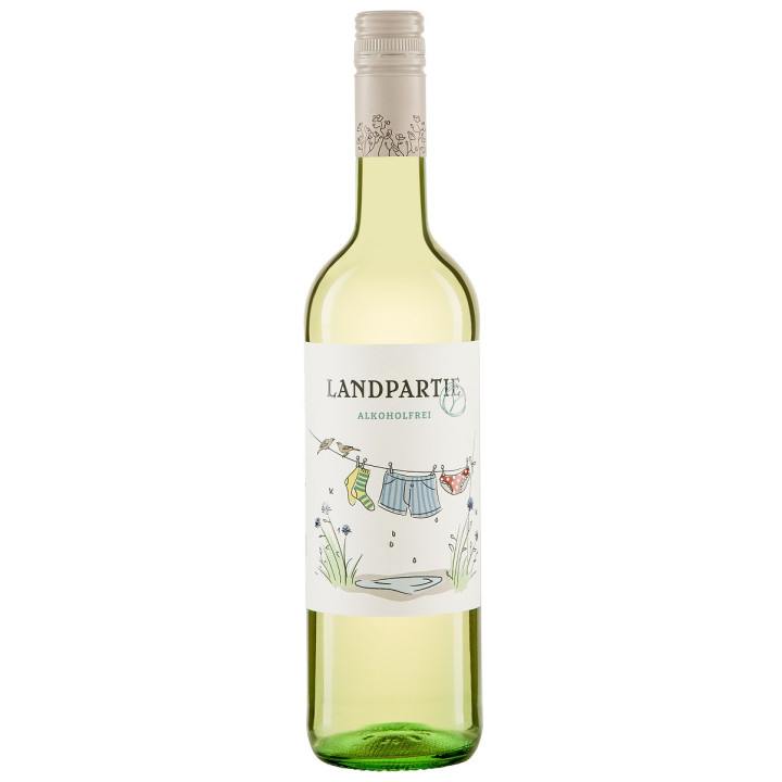 Wino Bezalkoholowe Cuvée Białe Słodkie BIO 750 ml - Landpartie - Ekoch