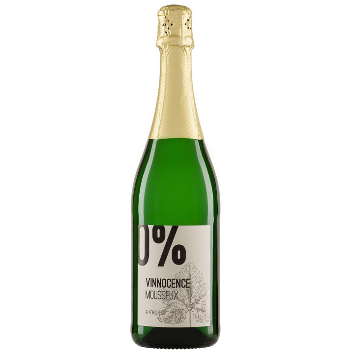 Wino Bezalkoholowe Białe Musujące Półsłodkie BIO 750 ml - Vinnocence -