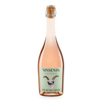 Wino Bezalkoholowe Różowe Frizzante Musujące Słodkie BIO 750 ml - Vinsenza