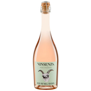 Wino Bezalkoholowe Różowe Frizzante Musujące Słodkie BIO 750 ml - Vins