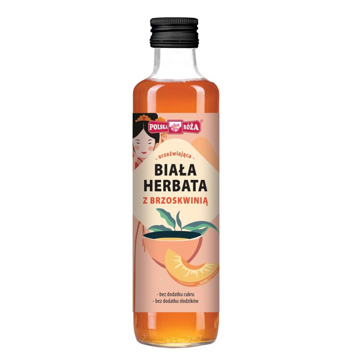 Herbata Biała z Brzoskwinią 250 ml - Polska Róża - Ekochatka