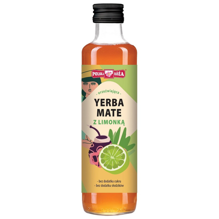 Yerba Mate z Limonką 250 ml - Polska Róża - Ekochatka