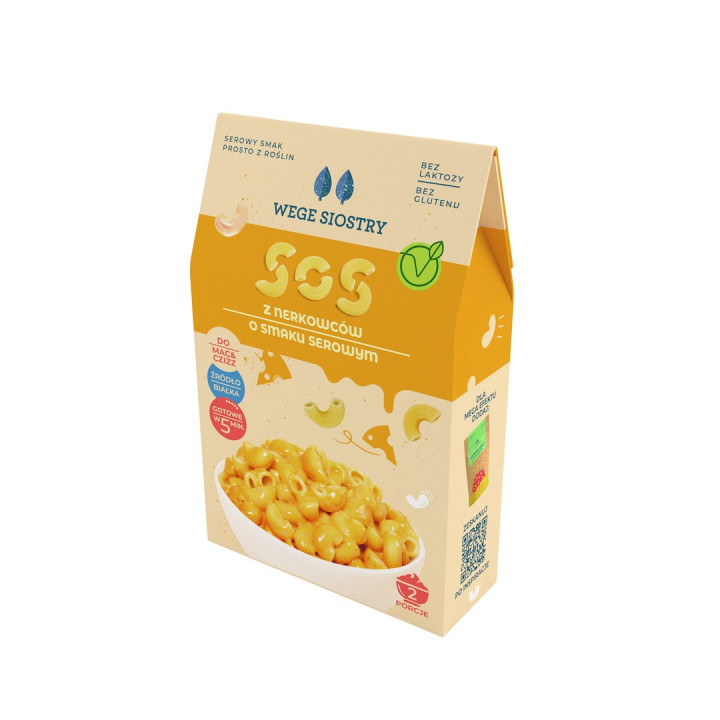 Mieszanka Wegański Sos Serowy z Orzechów Nerkowca Bezglutenowy 35 g - 
